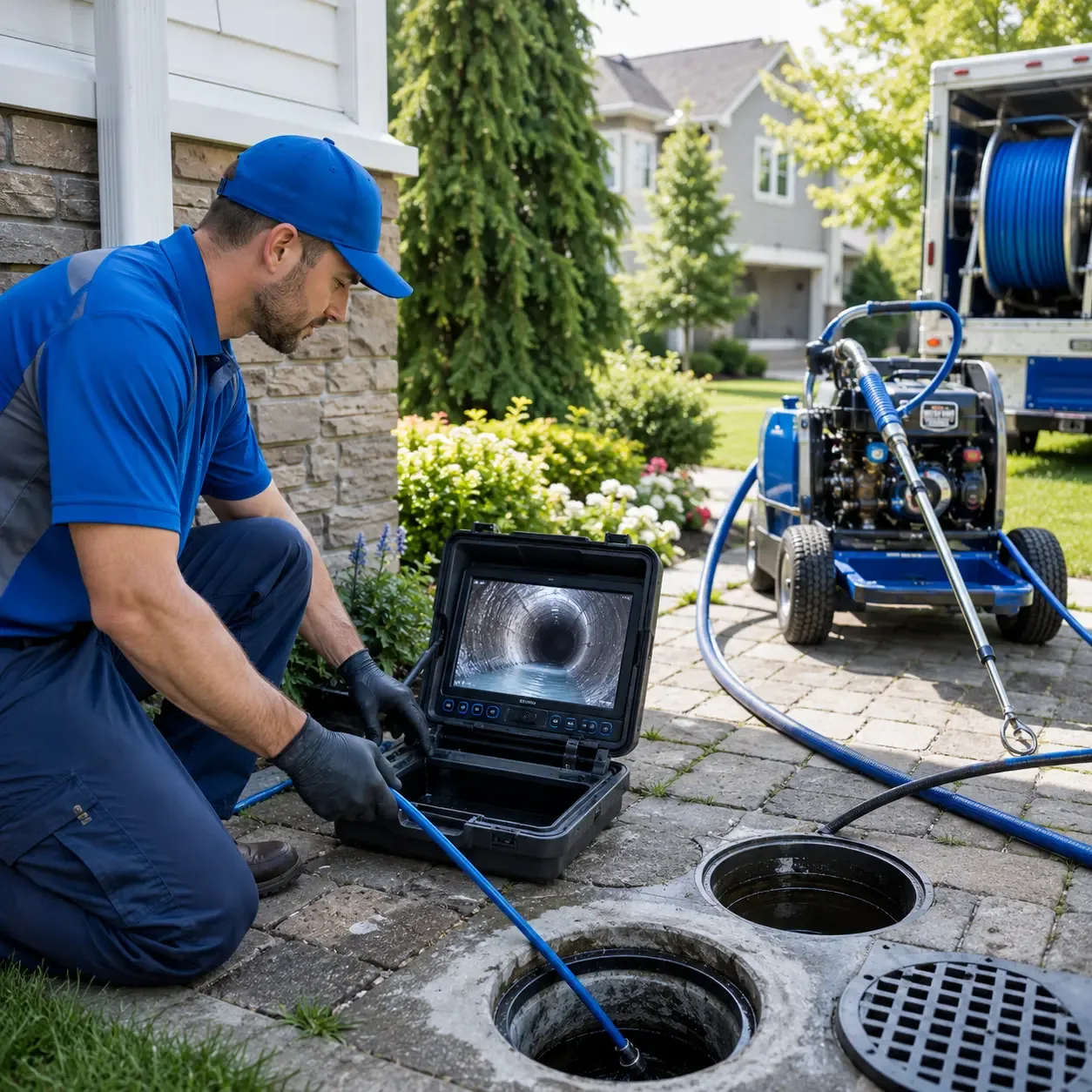 Outdoor drain cleaning professionals serving Wellston, MI