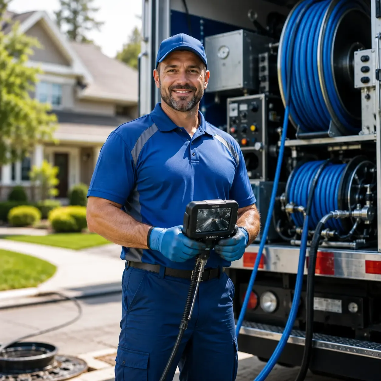 Local outdoor drain cleaning specialists in Wellston, MI